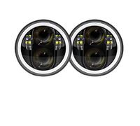 VETJMUA Lights For Triumph For Rocket Iii 3 For Speed For Street For Triple For Thunde 5 3/4 Inch Motorcycle Headlight 5.75 Inch Lamp Halo Motorbike Front Headlamp