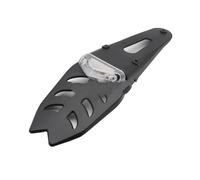 VETJMUA Tail Brake Light Universal 12V LED Taillight Brake Lamp With Rear Fender License Plate Bracket Holder For Enduro For Off-Road For Bike Motorcycle Tail light(F)