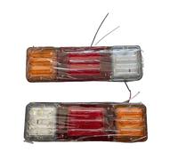 VETJMUA Tail Light 1/2PIECE LED Rear Taillight Agricultural Vehicles Tractor Tail Light Turn Signal Truck Trailer Reverse Brake Light Lorry 12V/24V Taillights(2piece,12V)