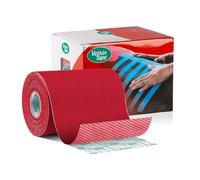 VetkinTape® Veterinary Kinesiology Tape Red | kinesiology Tape For Horses & Dogs | Equine & Canine Kinesiotape | Latex Free and TÜV Quality Mark Certified Ktape | 10cm-5m | Pack of 1 Roll