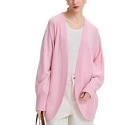 VETLURY 100% Merino Wool Batwing Sleeve Cardigan for Women UK | Open-Front,Oversized,Sweater,Knitwear,Coat,Top,Long-Sleeve,Fine-Knit,Soft,Autumn,Winter,Casual