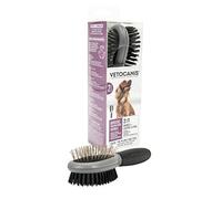 VETOCANIS Double Sided Dog Grooming Brush, Pneumatic Comb, Lightweight Handle