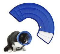 Vetoo Recovery Collar Soft E-collor For Pet Dogs Cats Rabbits, Breathable Mesh Cone Protective Quicker Healing Anti-Bite Anti-Lick Easy Eat and Drink