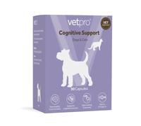 Vetpro Cognitive Support Supplement Capsules for Cats & Dogs | 90 Capsules | Provides High-Strength Nutritional Support for Healthy Brain Function