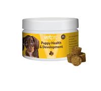 Vetpro Puppy Health & Development Support Supplement Soft Chews for Puppies | 60 Soft Chews | Vet Approved | Contains All-Round Essentials for Your Puppy's Growth and Development