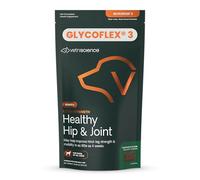 VetriScience Extra Strength Healthy Hip & Joint Chews, GlycoFlex Glucosamine and Green-Lipped Mussel Joint Support Supplement for Dogs, Promote Mobility and Soothe Joint Discomfort, Chicken, 120 Count