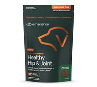 VetriScience GlycoFlex Ultimate Strength Healthy Hip & Joint Glucosamine Supplements for Dogs, with MSM, Chondroitin & Green-Lipped Mussel, Soft Chews, Duck, 60 Count - New Look