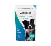 Vetrition Collagen Powder for Dogs, Vet Approved Hydrolysed Collagen Peptides Supplement for Joints, Skin, Coat, Health, Bioactive Protein Rich Powder for All Ages, Breeds, Sizes Dogs, 150g