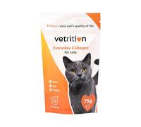 Vetrition Everyday Collagen for Cats - Bioactive Cat Supplement for Hip & Joint Care - Easily Digestible Vet-Trusted Cat Collagen Powder for Mobility & Skin Health (75g Powder)