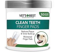 VET'S BEST Dental Care Finger Wipes (50 Pack)