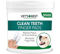 Vets Best Clean Teeth Finger Pads for Dogs 50 pads