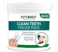Vets Best Clean Teeth Finger Pads for Dogs 50 pads
