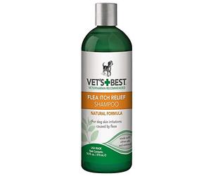 Vet's Best Flea Itch Relief Dog Shampoo | Flea Bite Relief for Dogs | Helps relieve Irritation and Itching from Flea Infestations 470ml