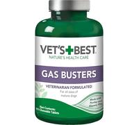 Vet's Best Gas Busters Dog Supplements for Gas, Bloating, Constipation Relief and Digestion Aid for Dogs (90 Tablets)