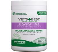 Vets Best Vet's Best Clean Eye & Ear Wipes For Dogs & Cats 160 Pack