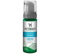 Vet's Best Waterless Cat Bath | No Rinse Waterless Dry Shampoo for Cats | Veterinarian Formulated | 4 Ounces