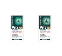 Vet's Kitchen - Healthy Skin Supplement - Gravy with Omega 3 and Oats - Advanced Nutrition for your Adult Dog - 300ml, transparent (Pack of 2)