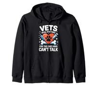 Vets Real Doctors For The Ones Who Can't Talk Zip Hoodie