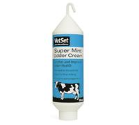 VetSet UdderMint Cream 500ml | Natural Peppermint Udder Ointment for Dairy Cows | Soothes Swollen, Irritated Udders | Fast-Drying, Milk-Safe, Antibiotic-Free Formula