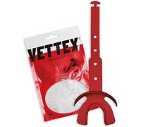 Vettex Doubleguard Mouthguard with Lip Protection - Adult, Scarlet Red (AC25-S)