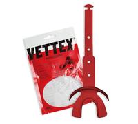 Vettex Doubleguard Mouthguard with Lip Protection - Adult, Scarlet Red (AC25-S)