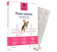 VetVits Flexi-Joints For Dogs | Supports your Dog's Joint Health | Blend of Glucosamine and Chondroitin | With Vitamins C & E | Delicious Beef Flavour (120 Tablets)