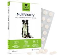 Vetvits Multivitamin for Dogs (120 Tablets) | Gold Standard Multivitamin for Every Stage in Life | 18 Essential Vitamins & Minerals | Supports Every Day Health & Vitality | Beef Flavoured