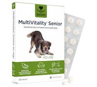 VetVits Multivitamin Senior (120 tablets) | Senior Advanced multivitamin for older dogs | Boosts energy and wellbeing | 15 essential nutrients | For energy, heart, joints and vitality