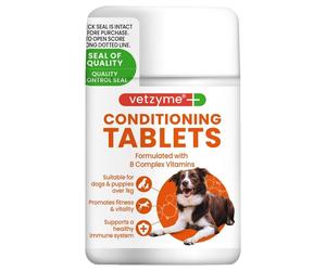 Vetzyme Conditioners for Dogs - Conditioning Tablets - Pot of 100