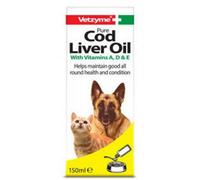 Vetzyme Dog Pure Cod Liver Oil Supplement 150Ml