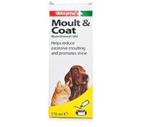 Vetzyme Conditioners for Dogs - Moult and Coat Nutritional Oil - 150ml Bottle