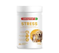 Vetzyme Stress Supplement Powder for Dogs and Cats - Balanced Multi-Mineral and Vitamin Supplement, Promotes Strong Teeth and Bones (150g)