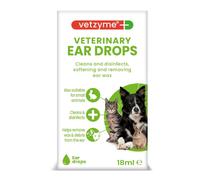 VETZYME Veterinary Ear Drops 18ml