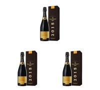 Veuve Clicquot Vintage 2015 Champagne, Gift Box, 75cl (Pack of 3)