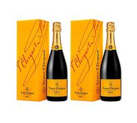 Veuve Clicquot Yellow Label Brut Champagne Magnum in Gift Box - Pack of 2 | 12% ABV