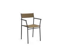 Vev Dining Chair With Armrests Black/Brown Rope