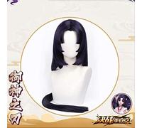 VEVEFHUANG Hot Game Onmyoji Demon Knife Girl Cosplay Costume Kimono Dress Costumes Synthetic Wigs Hair Halloween Carnival Party XL wig
