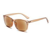 VEVESMUNDO Sun Reading Glasses Sunglasses Rectangle UV Protection Readers with Reading Lenses