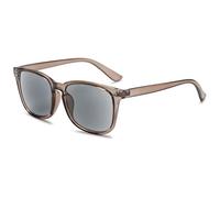 VEVESMUNDO Sun Reading Glasses Sunglasses Rectangle UV Protection Readers with Reading Lenses