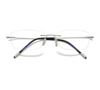 VEVESMUNDO Titanium Rimless Reading Glasses Men Women Metal Frameless Clear Blue Light Blocking Glasses