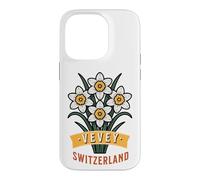 Vevey Switzerland Wild Narcissus Flower Bloom Case for iPhone 14 Pro