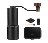 Vevok Chef O20 Manual Coffee Grinder - 20 Levels External Adjustment, 35g Capacity with Travel Case and Cleaning Gear, Consistent Grind Ti-Plated Stainless Steel Conical Burr Hand Coffee Grinder
