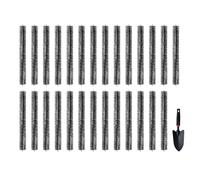 VEVOR 0809-27 80 Feet Total Length 4.33 inch Diameter Cleaning Tools, Ground-Level Brush Leaf Guard for 5 Inch Gutters, Easily Clear roof Leaves and Debris, 27 Pack, Black
