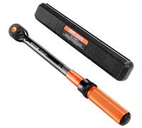 VEVOR 1/2-inch Drive Torque Wrench 10-170 ft.lb/13.6-230.5 Nm Dual-Direction Adjustable 72 tooth Click Torque Wrench with Buckle for Bicycle Moto