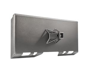 VEVOR 1/4" Skid Steer Attachment Plate, Skid Steer Mount Plate, Quick Attachment Loader Plate, with 2.28" Hitch Receiver, Compatible with Deere, Kubota, Bobcat, Mahindra Skid Steers and Tractors