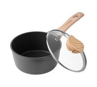 VEVOR 1.5 QT Saucepan, Nonstick Saucepan with Tempered Glass Lid, Multipurpose Cooking Sauce Pot with Detachable Handle, Sauce Pan Small Kitchen Cooki