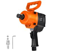 VEVOR 1-Inch Air Impact Wrench, Twin Hammer Air Impact Gun, Up to 1626N.m Reverse Torque, 4600RPM 6-Speed Pneumatic Wrench for Heavy Duty Auto Repairs and Maintenance