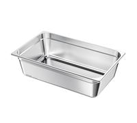 VEVOR 1 Pack Stainless Steam Hotel Pan, Full Size Table Steam Pan, 6 Inch Deep Anti Jam Restaurant Supplies Reusable Rustproof Catering Storage for Home, Party, Restaurant, Hotel, Buffet