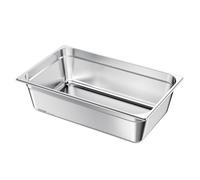 VEVOR 1 Pack Stainless Steam Hotel Pan, Full Size Table Steam Pan, 6 Inch Deep Anti Jam Restaurant Supplies Reusable Rustproof Catering Storage for Ho