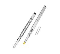 VEVOR 1 Pair Full Extension Drawer Slides 16 18 20 24 30 35 37.4 59 24 32 36 40 48 60 in, 250 lbs Load Capacity Locking Drawer Slides, Ball Bearing wi